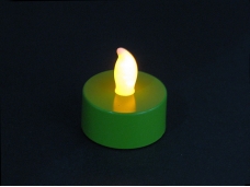 Christmas Flashing Yellow Light Candle (Light Green)